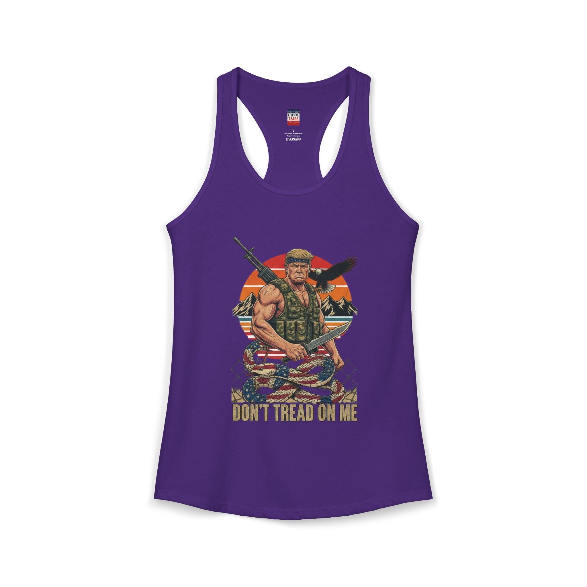 Dont Tread on me Women's Ideal Racerback Tank