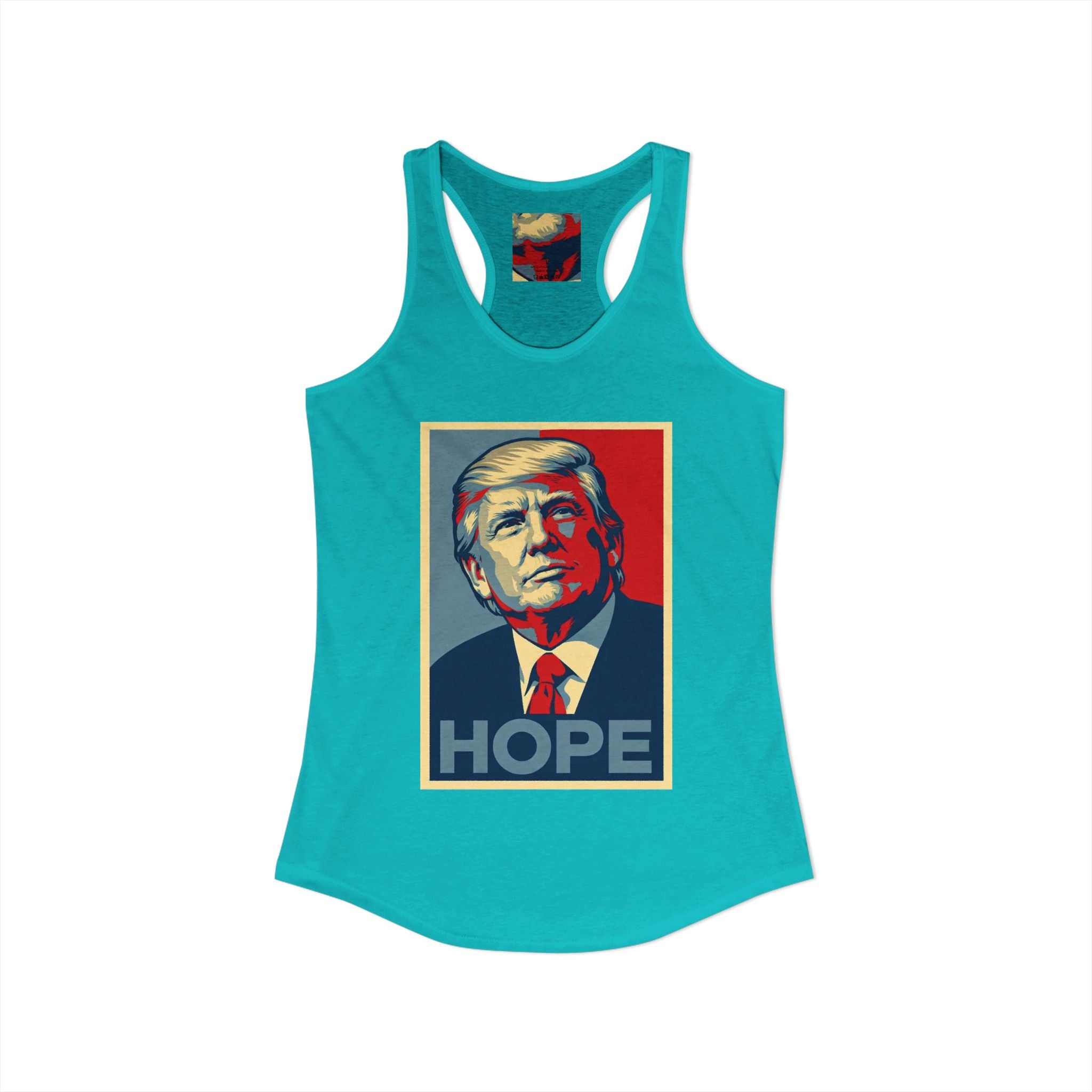 Trump Hope  Ideal Racerback Tank