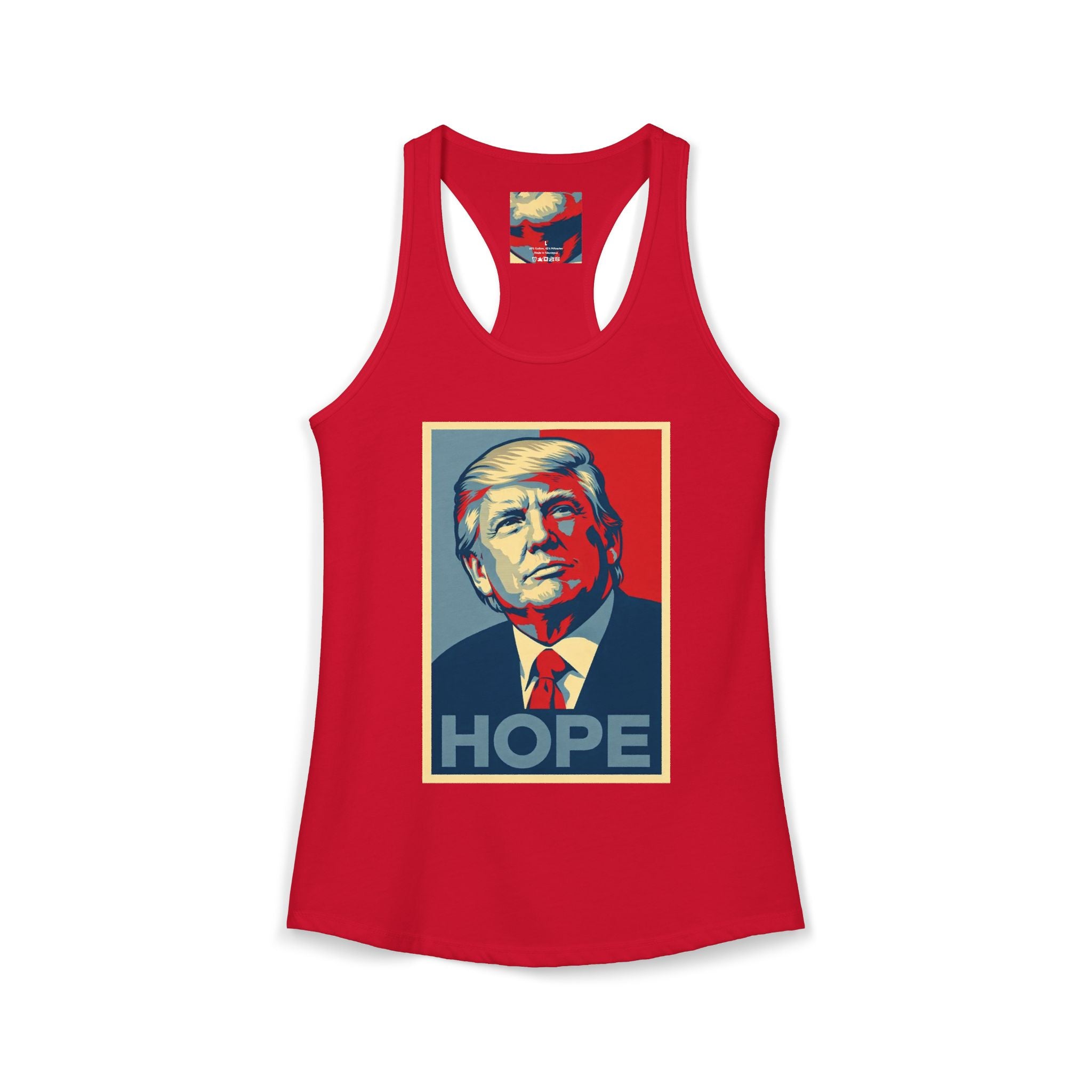 Trump Hope  Ideal Racerback Tank