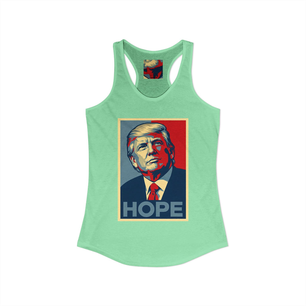 Trump Hope  Ideal Racerback Tank