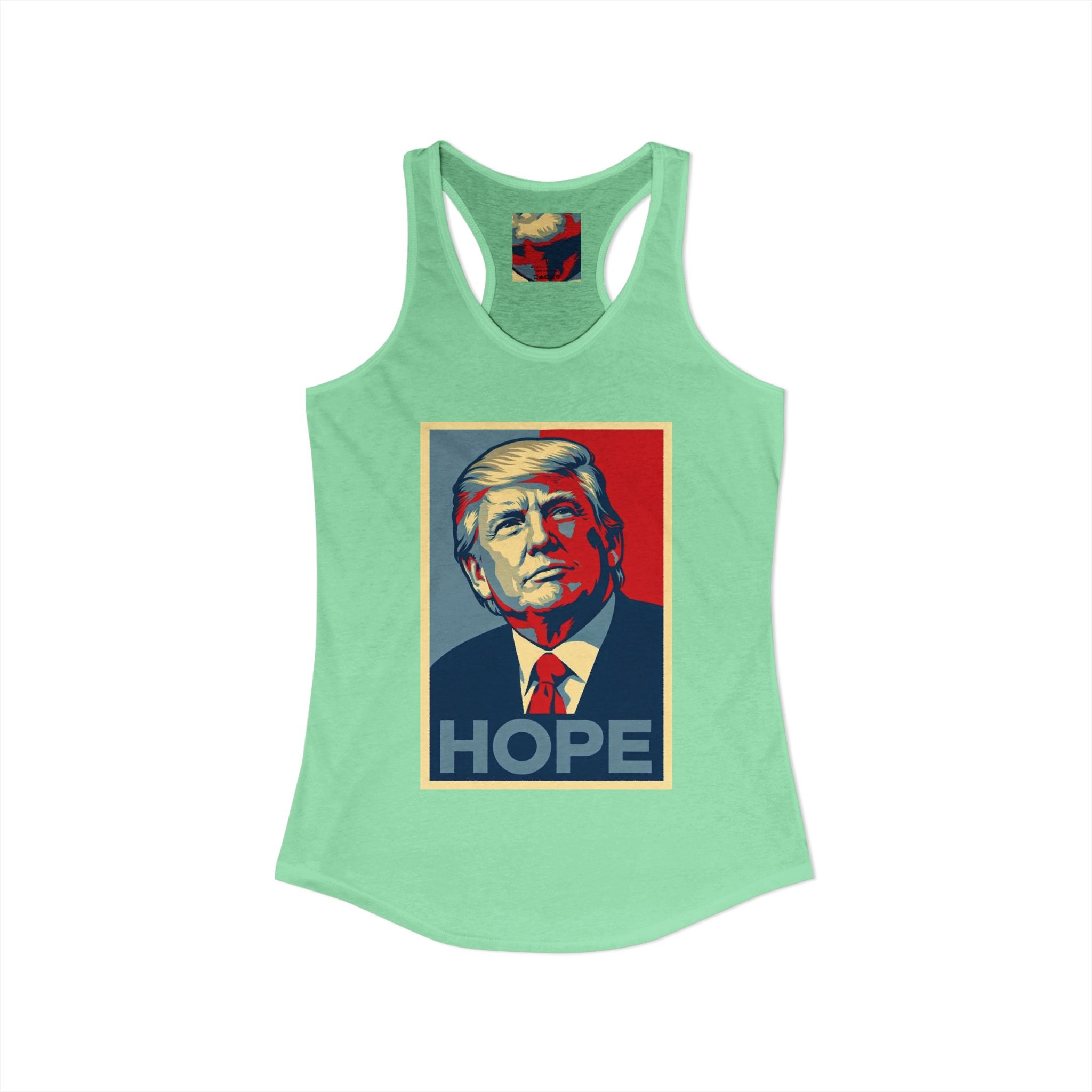 Trump Hope  Ideal Racerback Tank