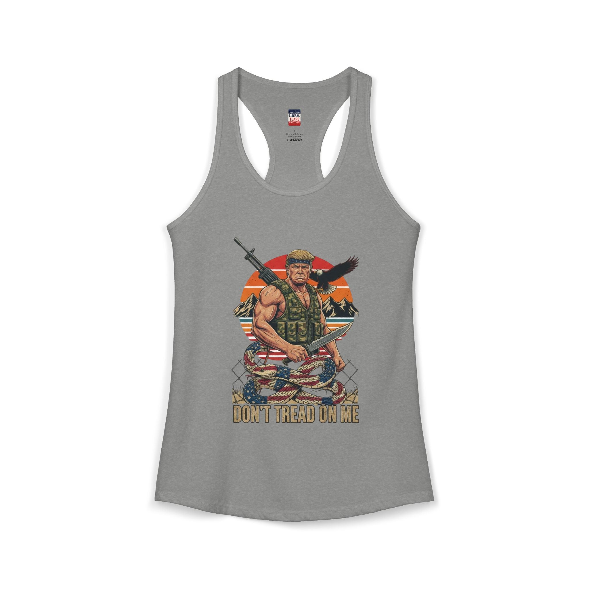 Dont Tread on me Women's Ideal Racerback Tank