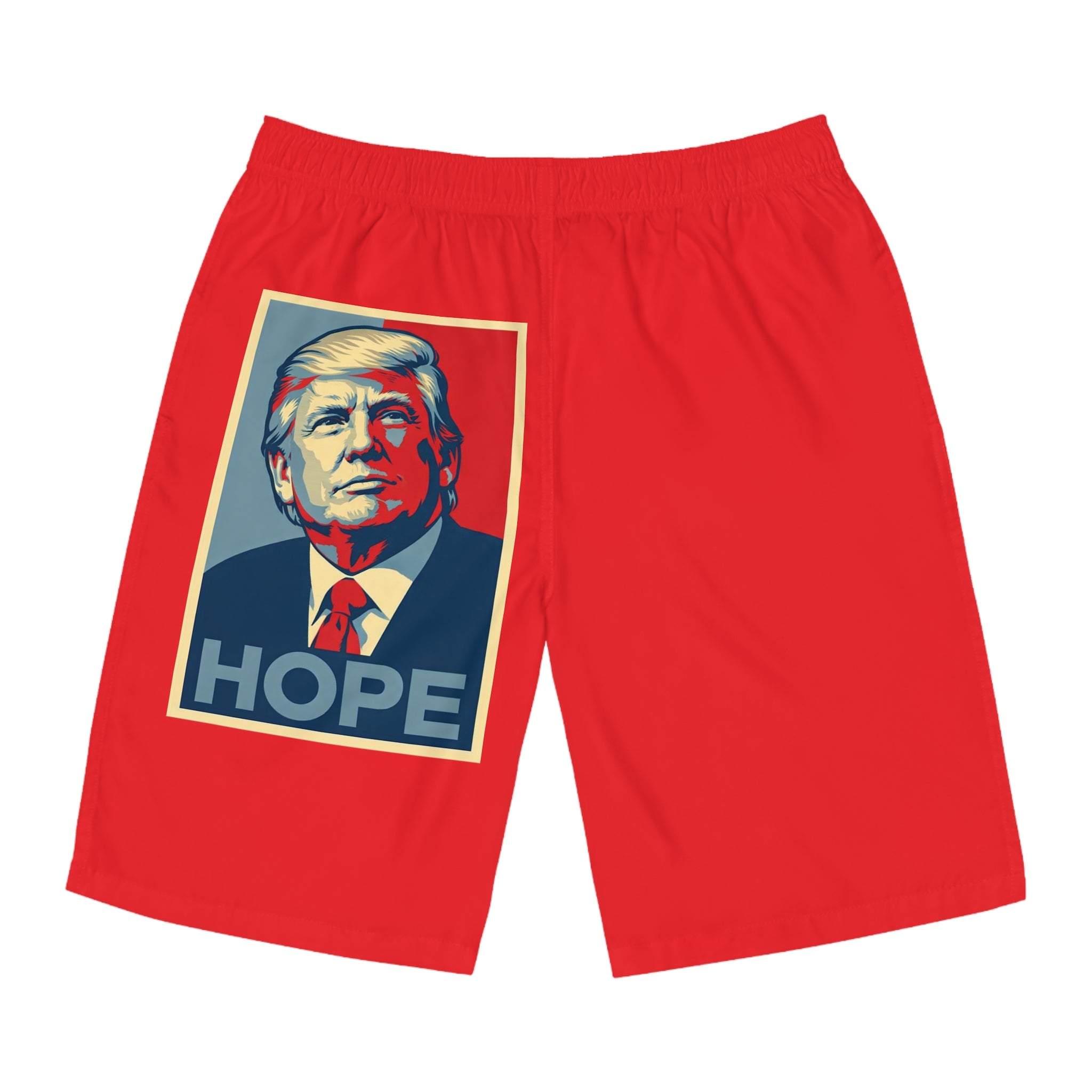 Board Shorts — Hope Poster Political Graphic