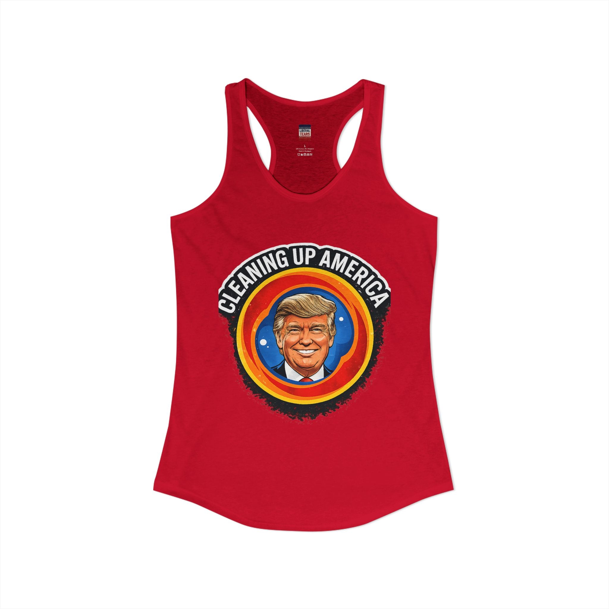 Cleaning Up America  Women's Racerback Tank