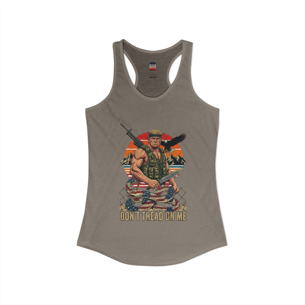 Dont Tread on me Women's Ideal Racerback Tank