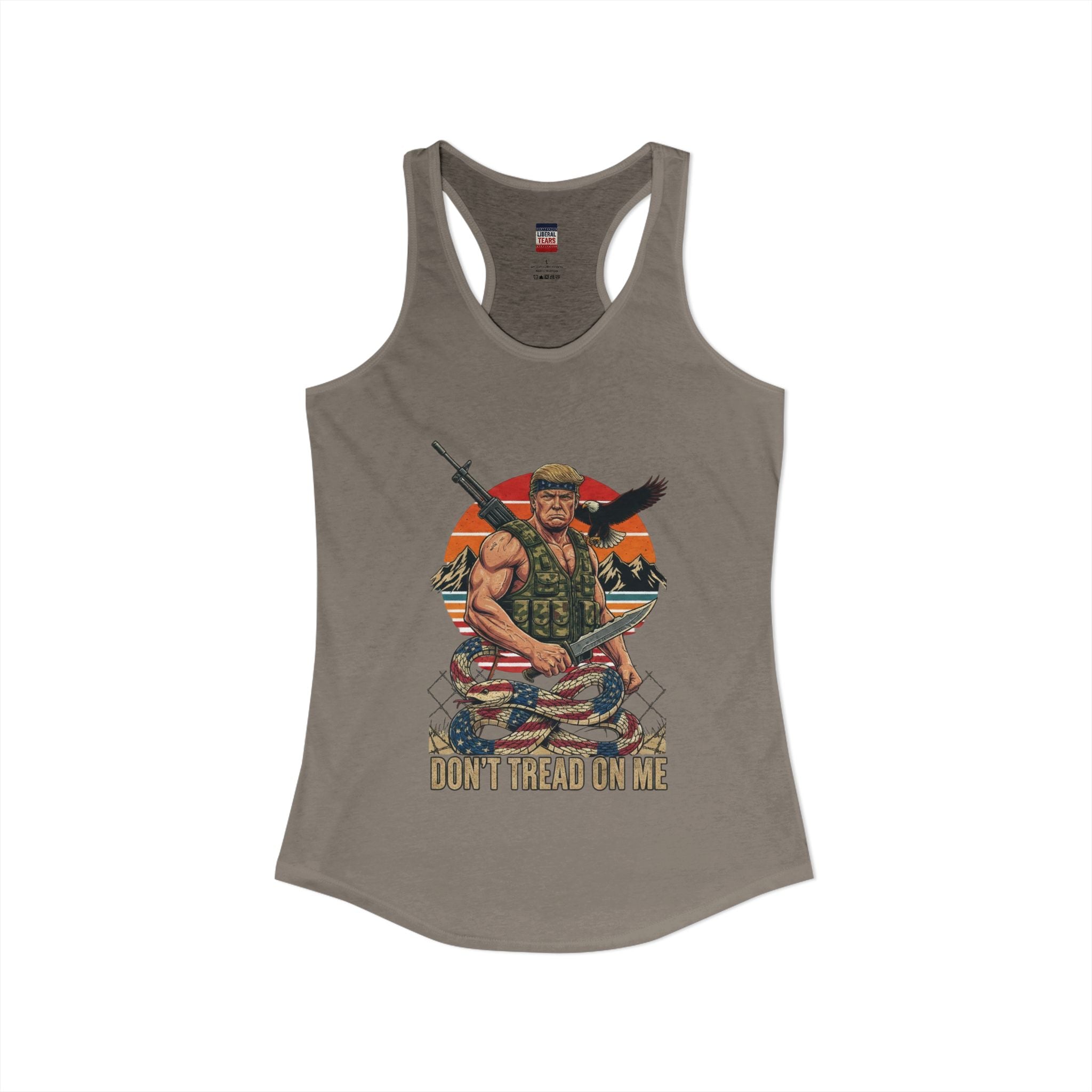 Dont Tread on me Women's Ideal Racerback Tank