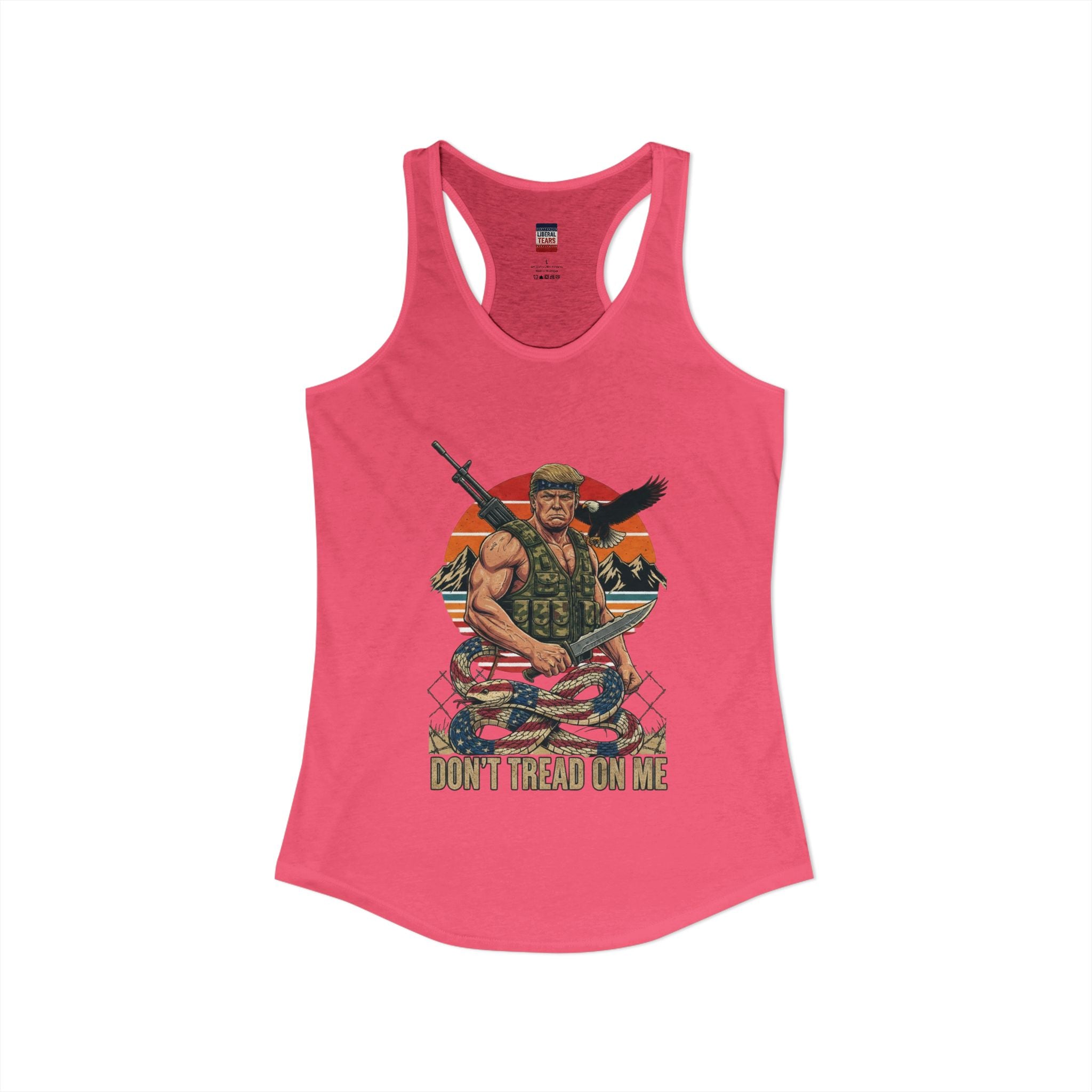 Dont Tread on me Women's Ideal Racerback Tank
