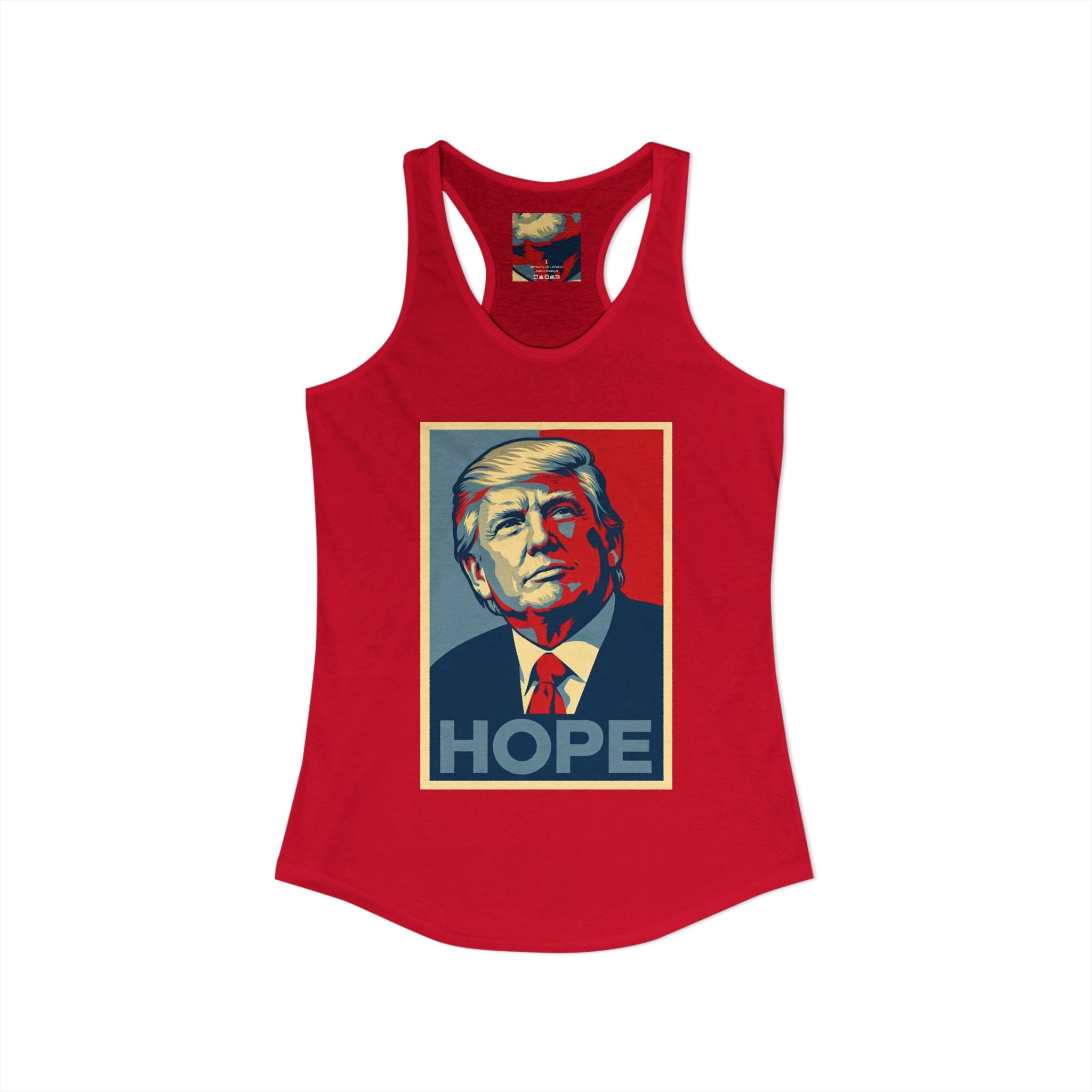 Trump Hope  Ideal Racerback Tank