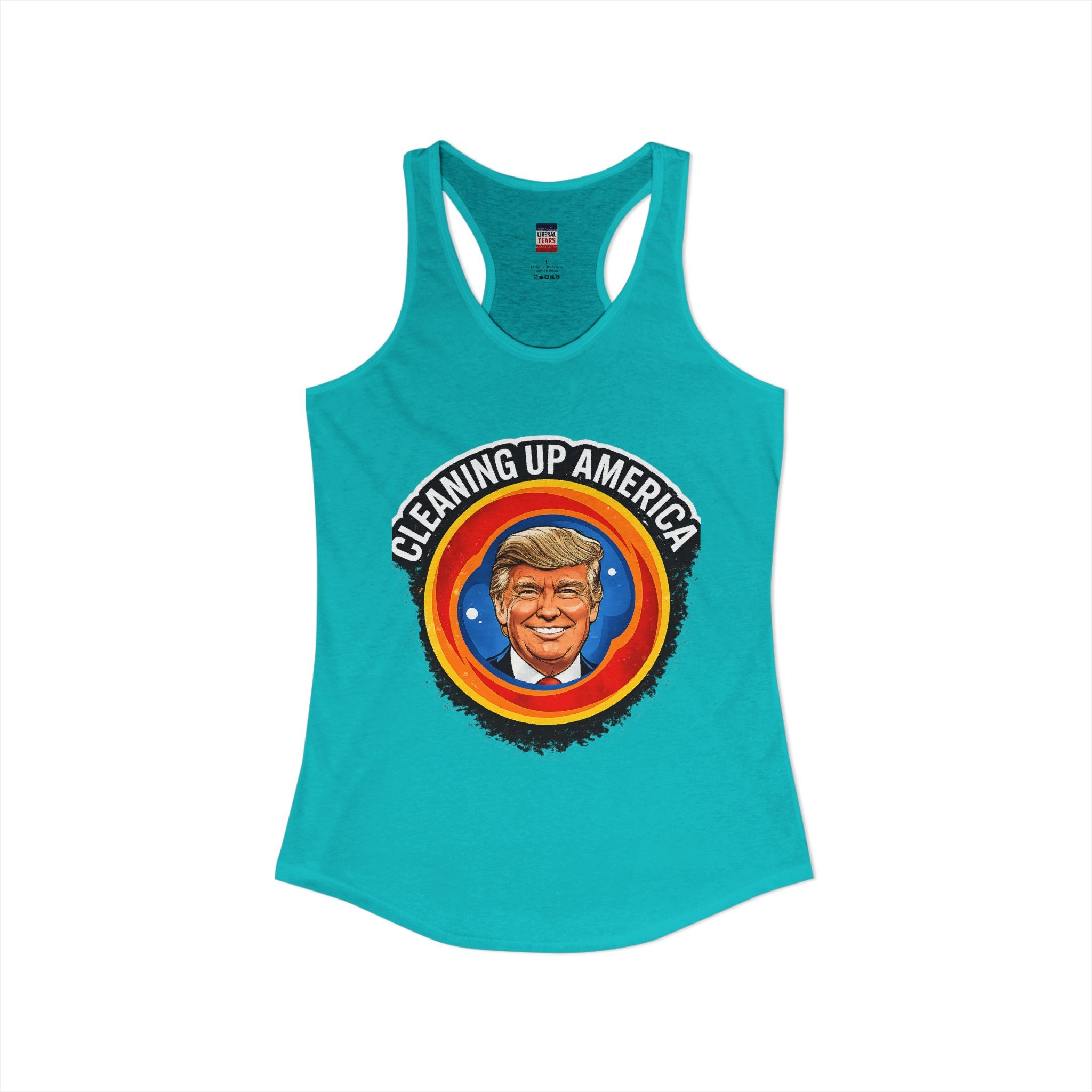 Cleaning Up America  Women's Racerback Tank