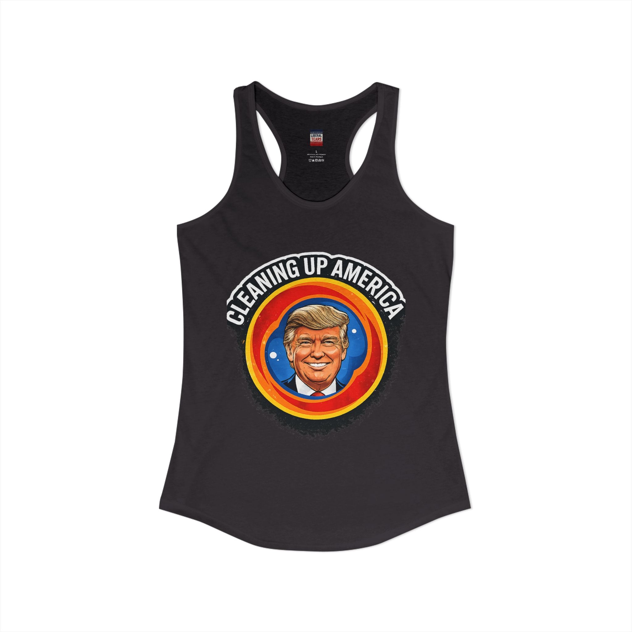 Cleaning Up America  Women's Racerback Tank