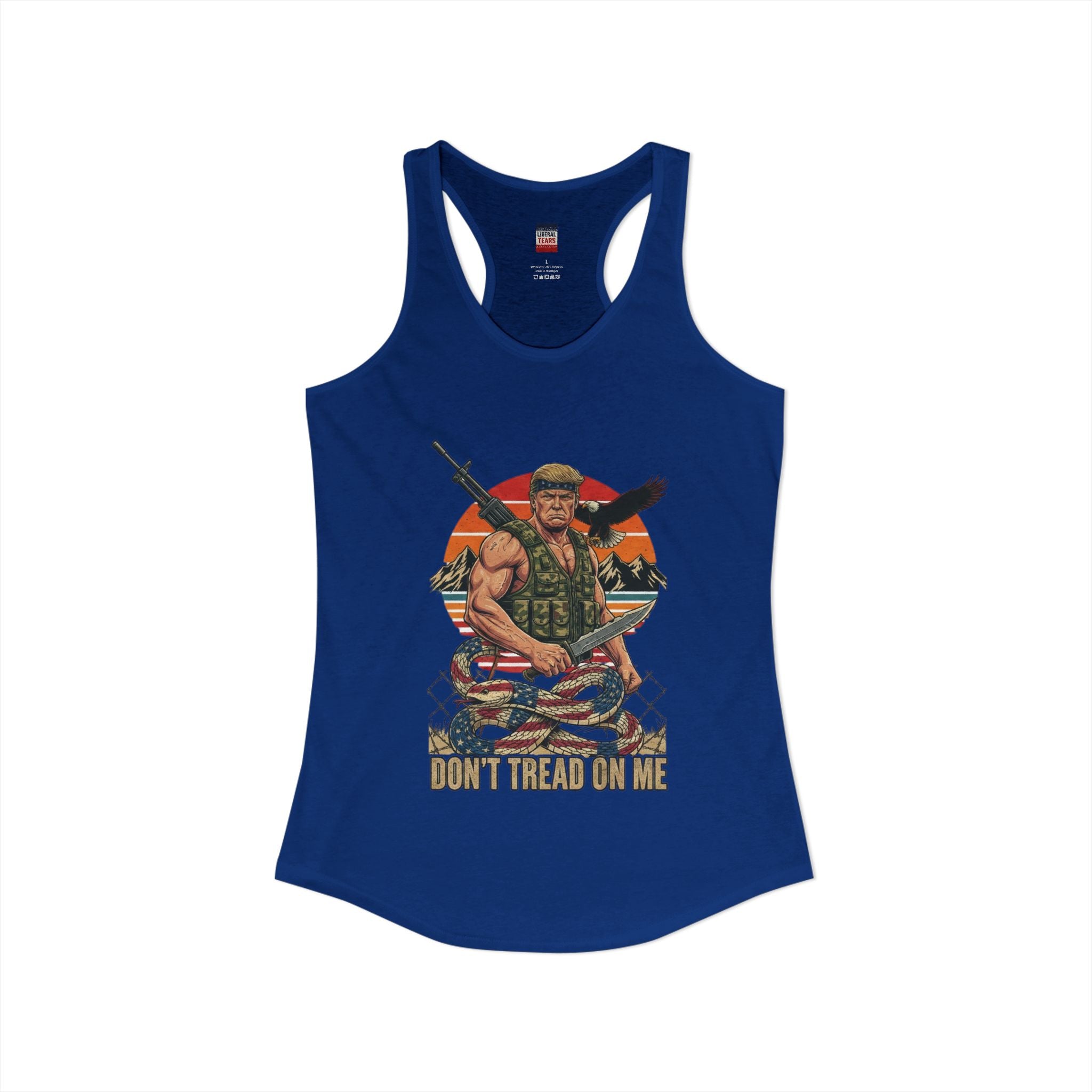 Dont Tread on me Women's Ideal Racerback Tank
