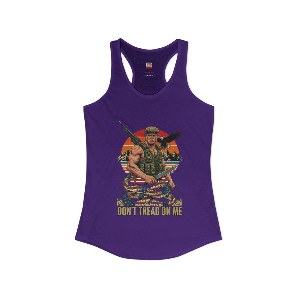 Dont Tread on me Women's Ideal Racerback Tank