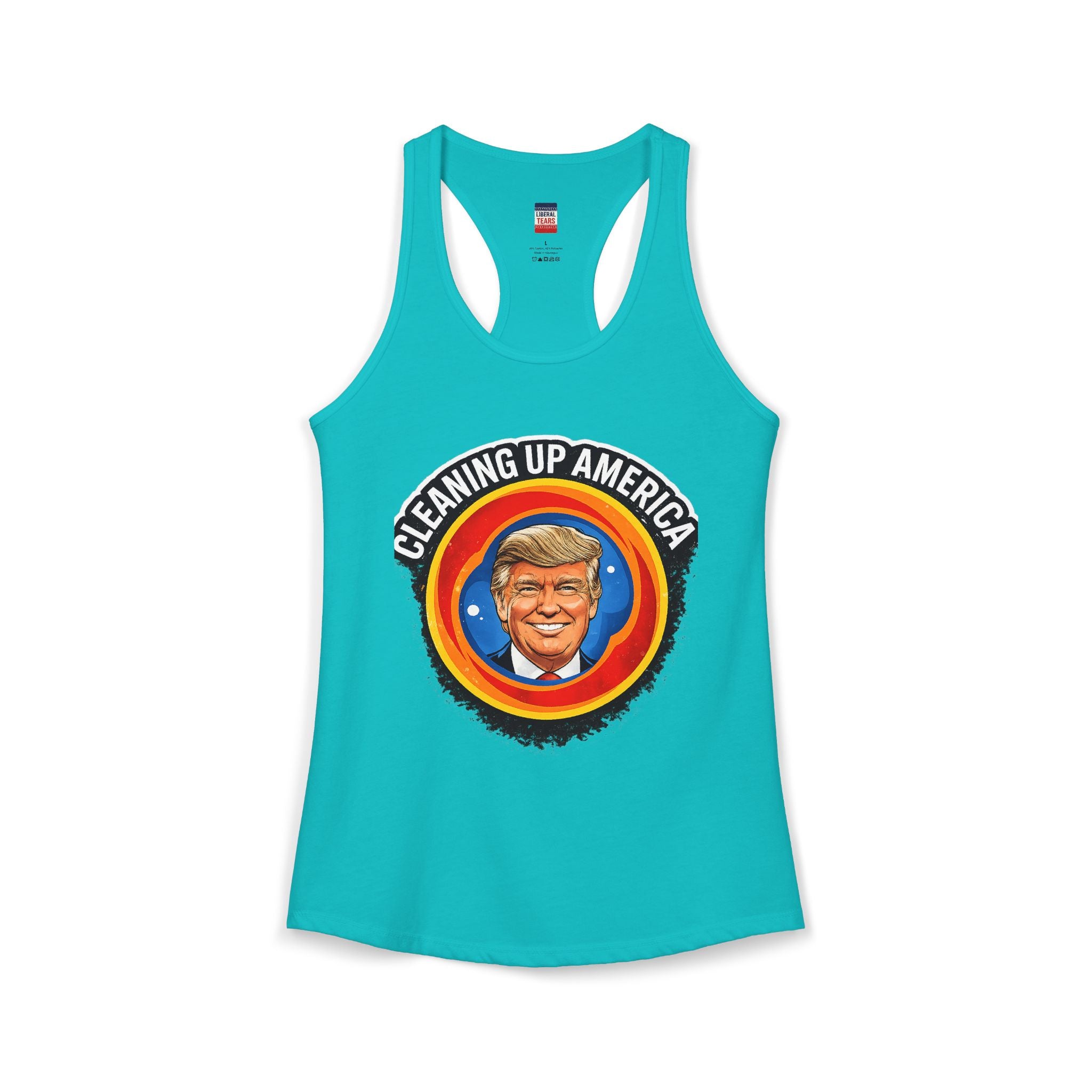 Cleaning Up America  Women's Racerback Tank