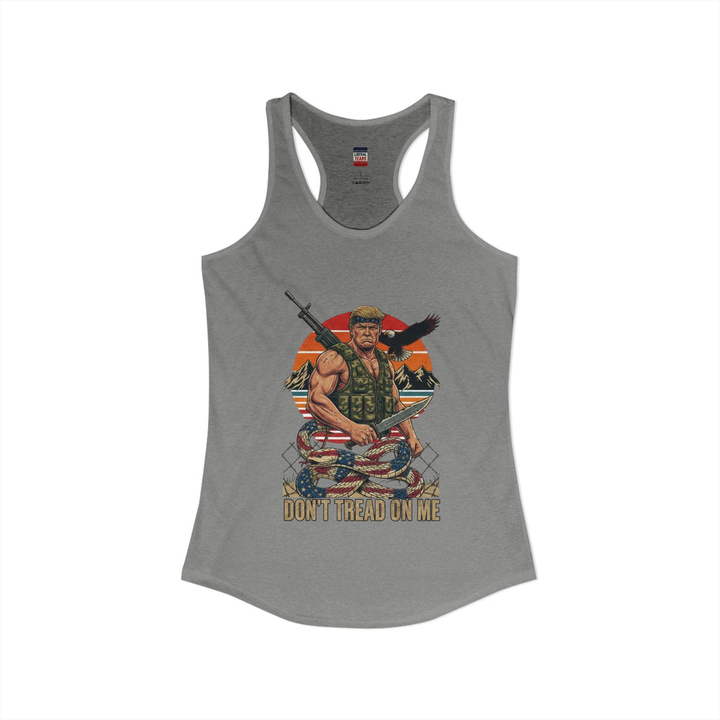 Dont Tread on me Women's Ideal Racerback Tank