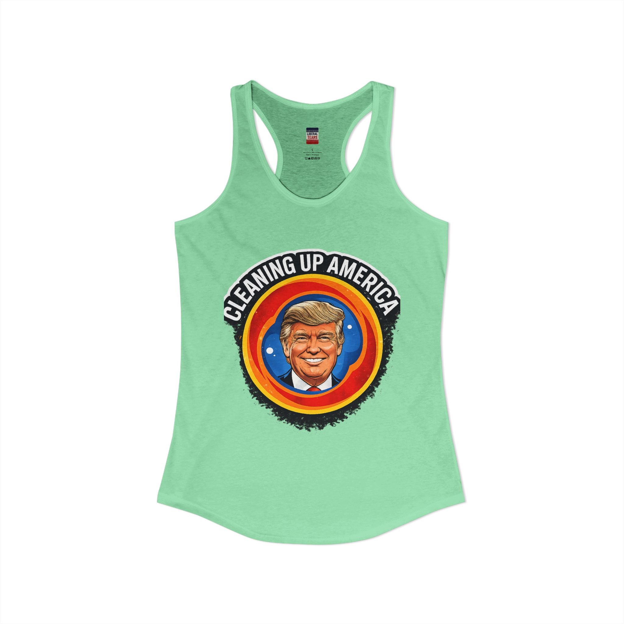 Cleaning Up America  Women's Racerback Tank