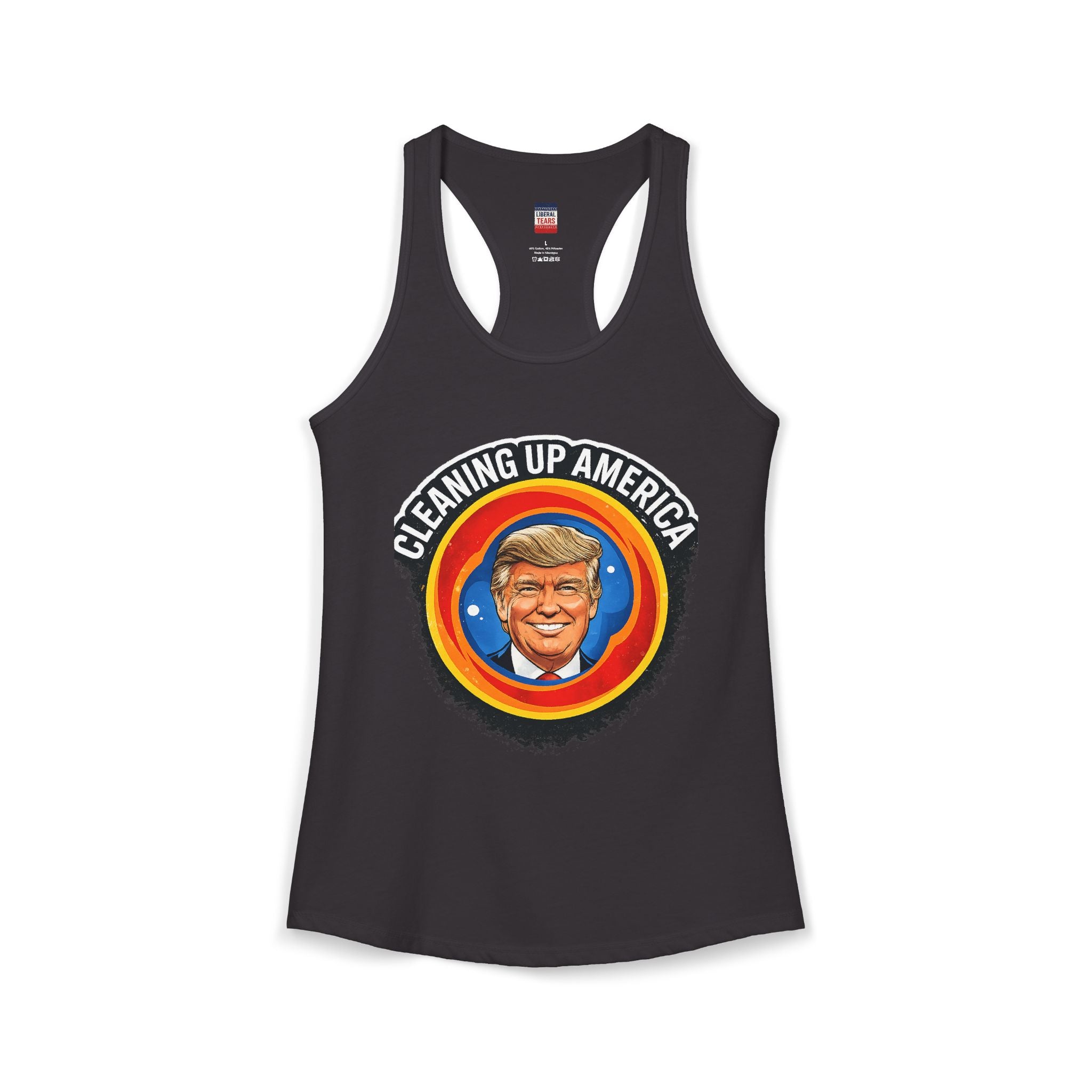 Cleaning Up America  Women's Racerback Tank