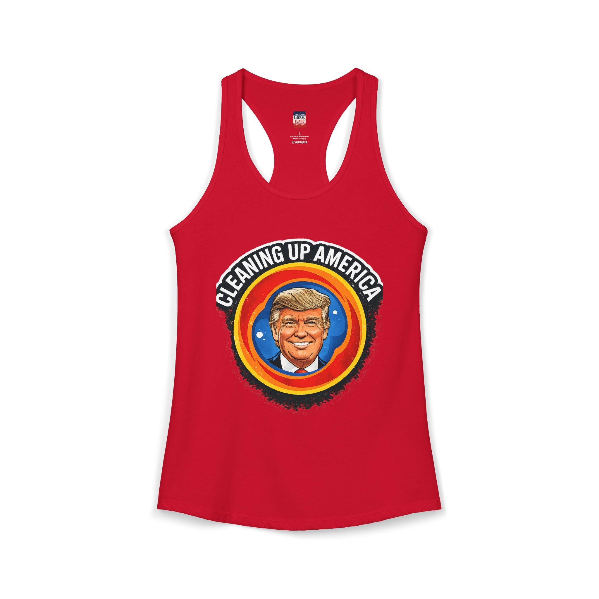 Cleaning Up America  Women's Racerback Tank