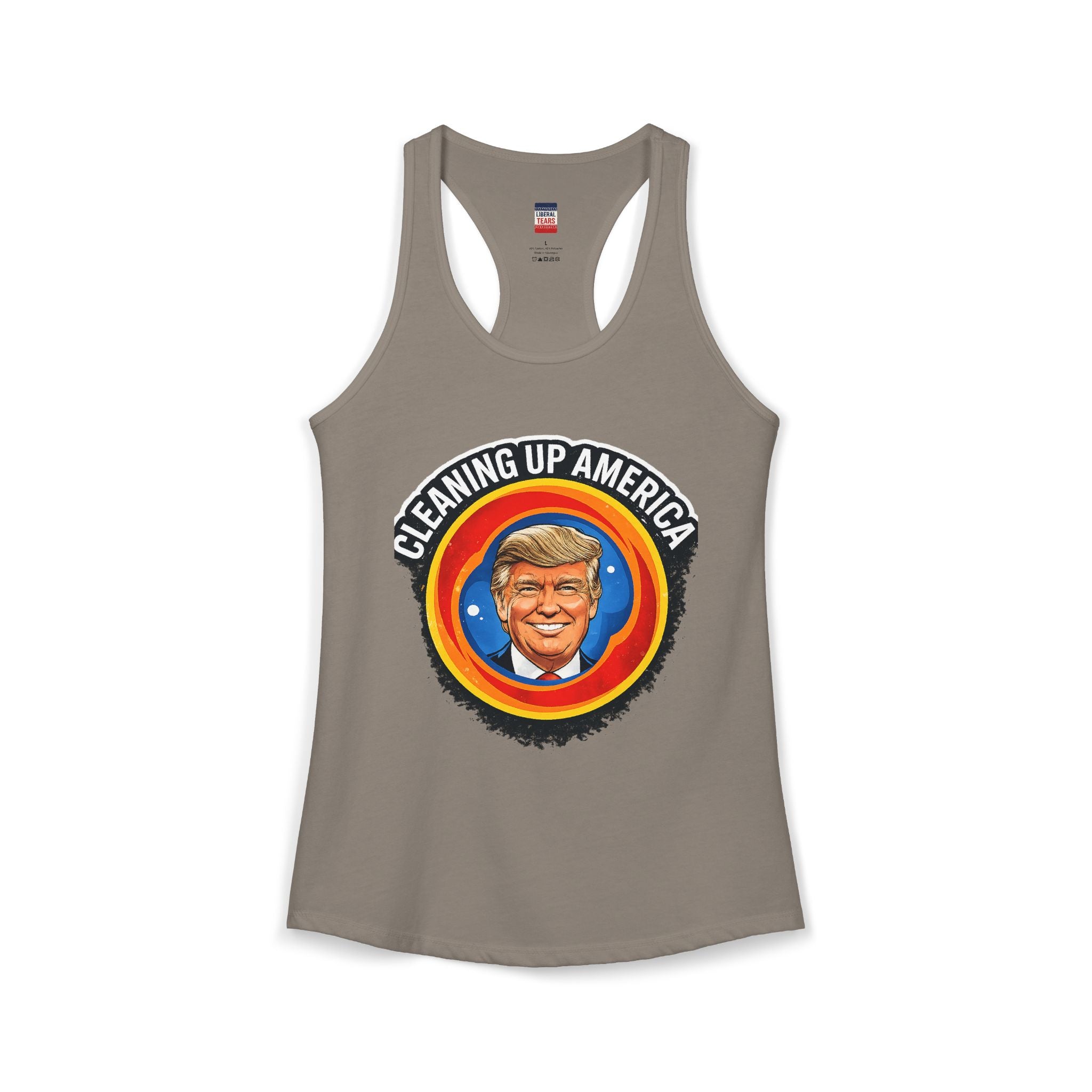 Cleaning Up America  Women's Racerback Tank