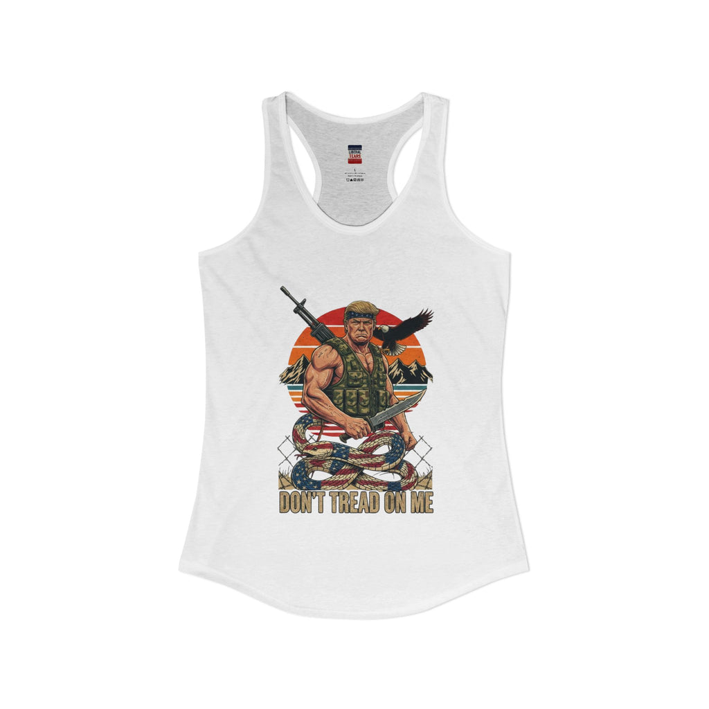 Dont Tread on me Women's Ideal Racerback Tank