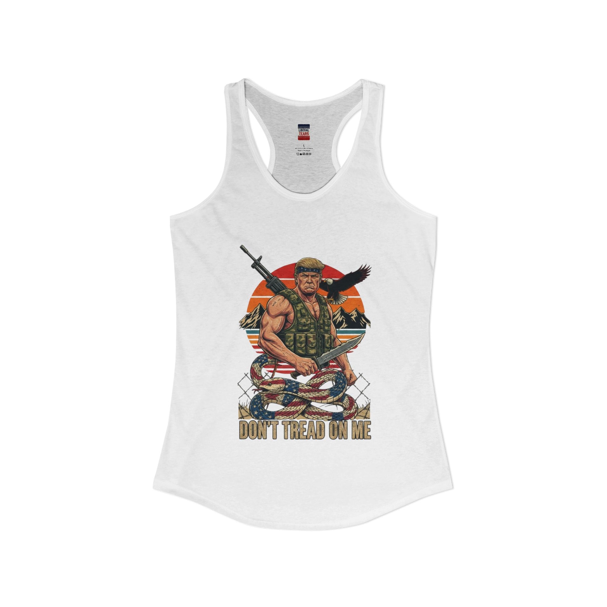 Dont Tread on me Women's Ideal Racerback Tank