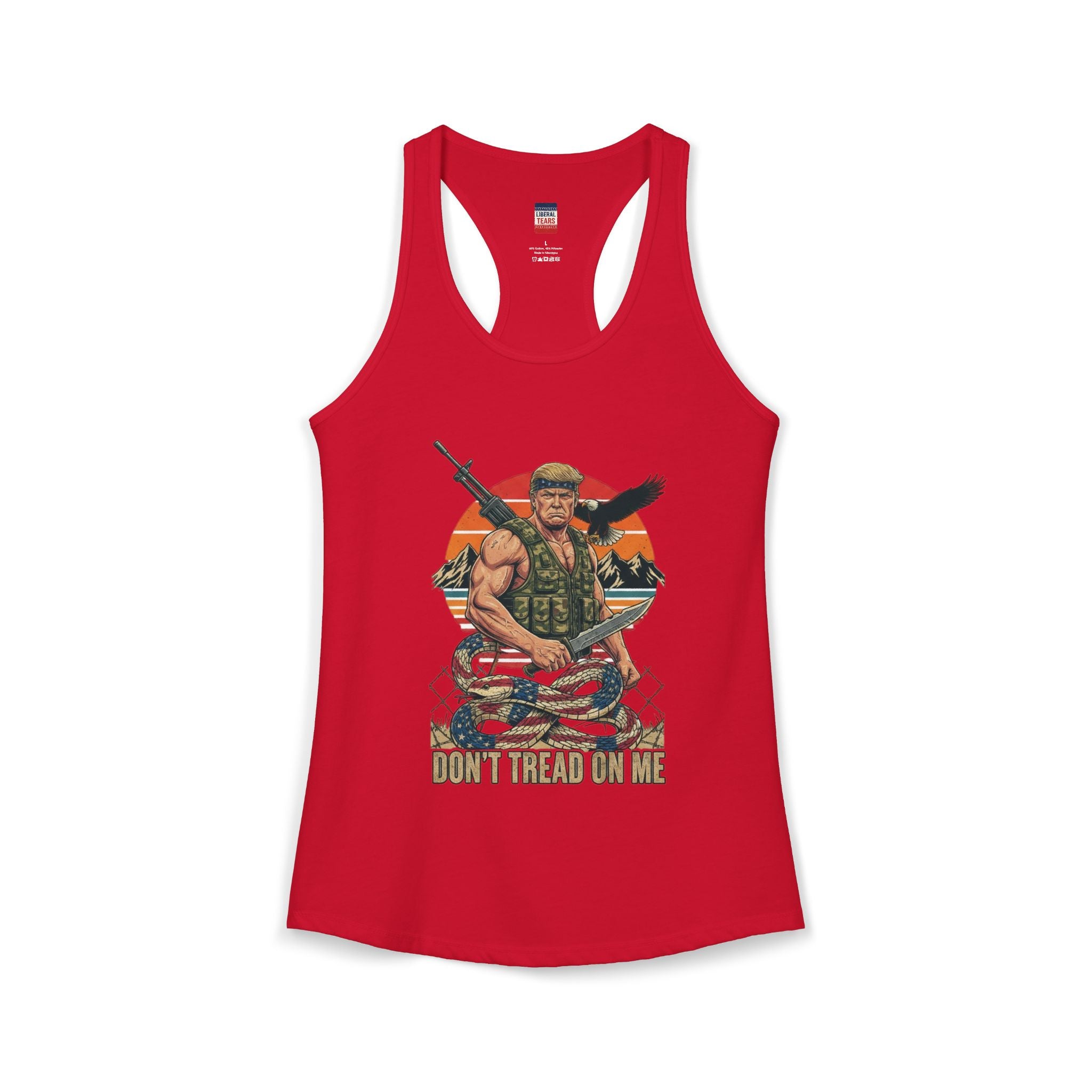 Dont Tread on me Women's Ideal Racerback Tank