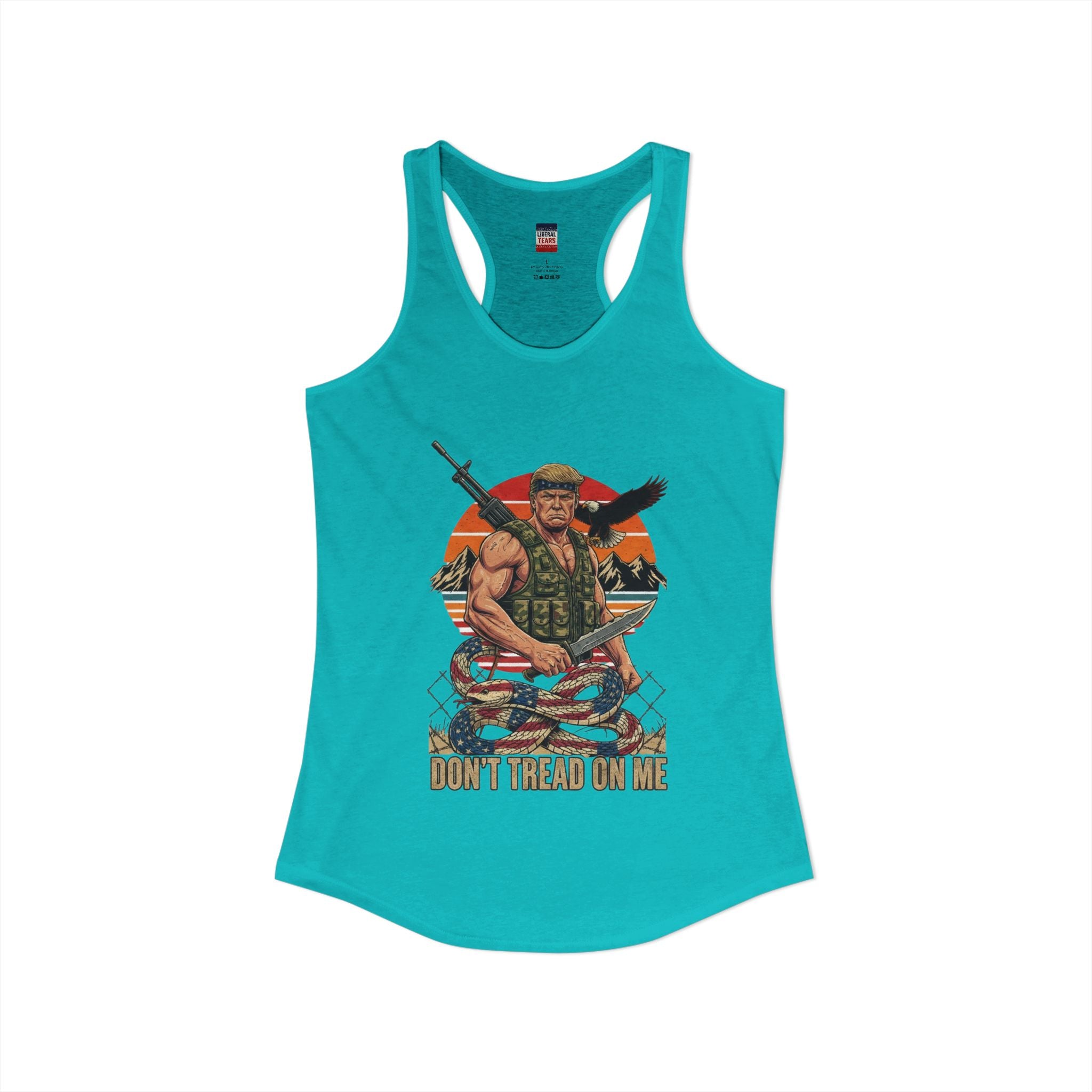Dont Tread on me Women's Ideal Racerback Tank
