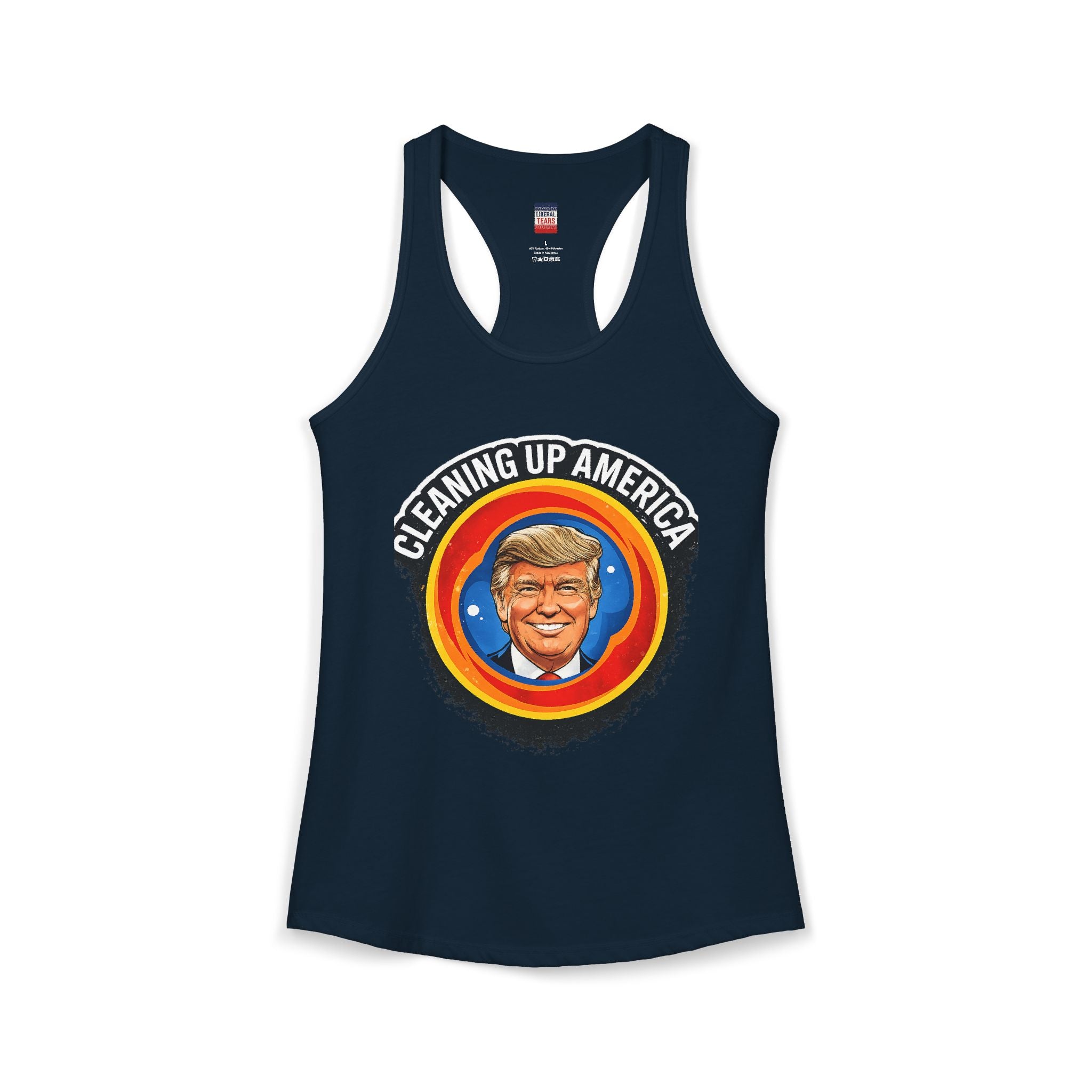 Cleaning Up America  Women's Racerback Tank