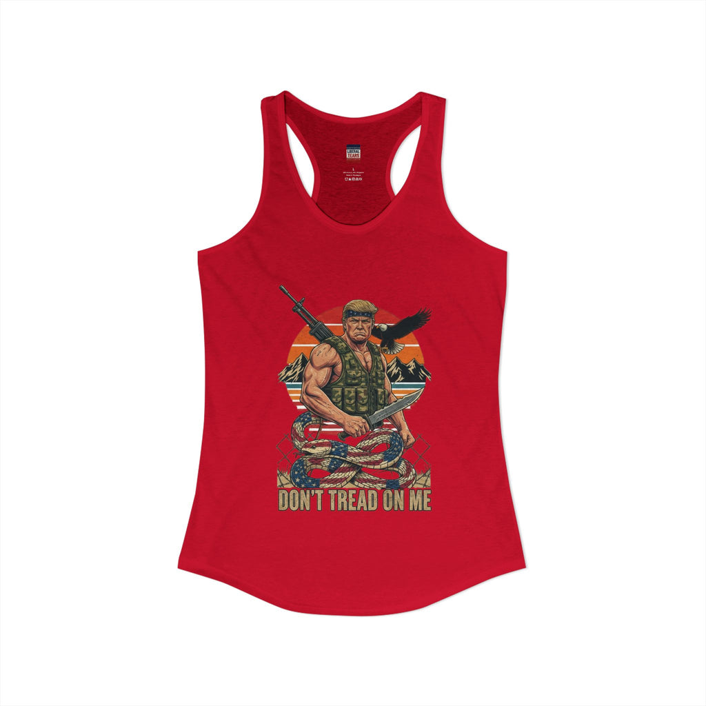 Dont Tread on me Women's Ideal Racerback Tank