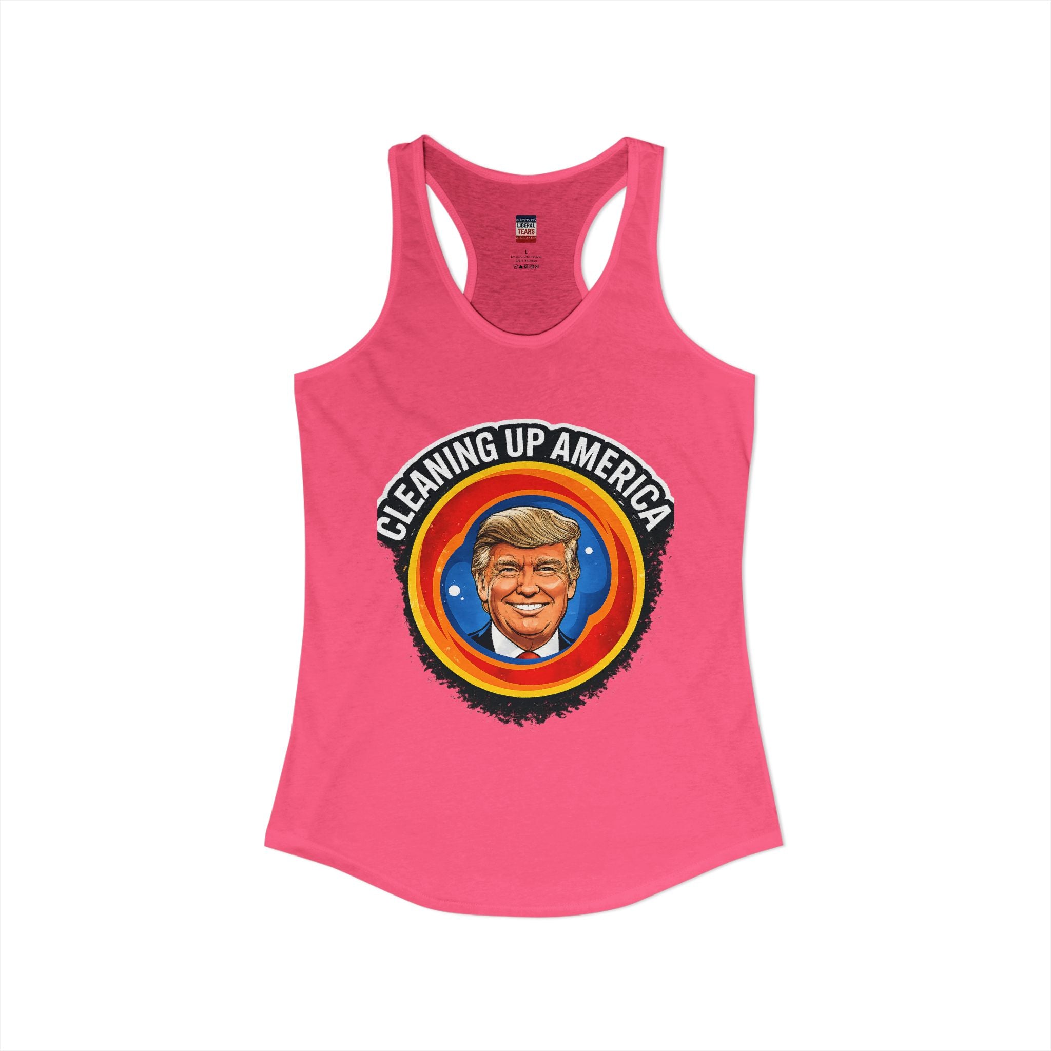Cleaning Up America  Women's Racerback Tank