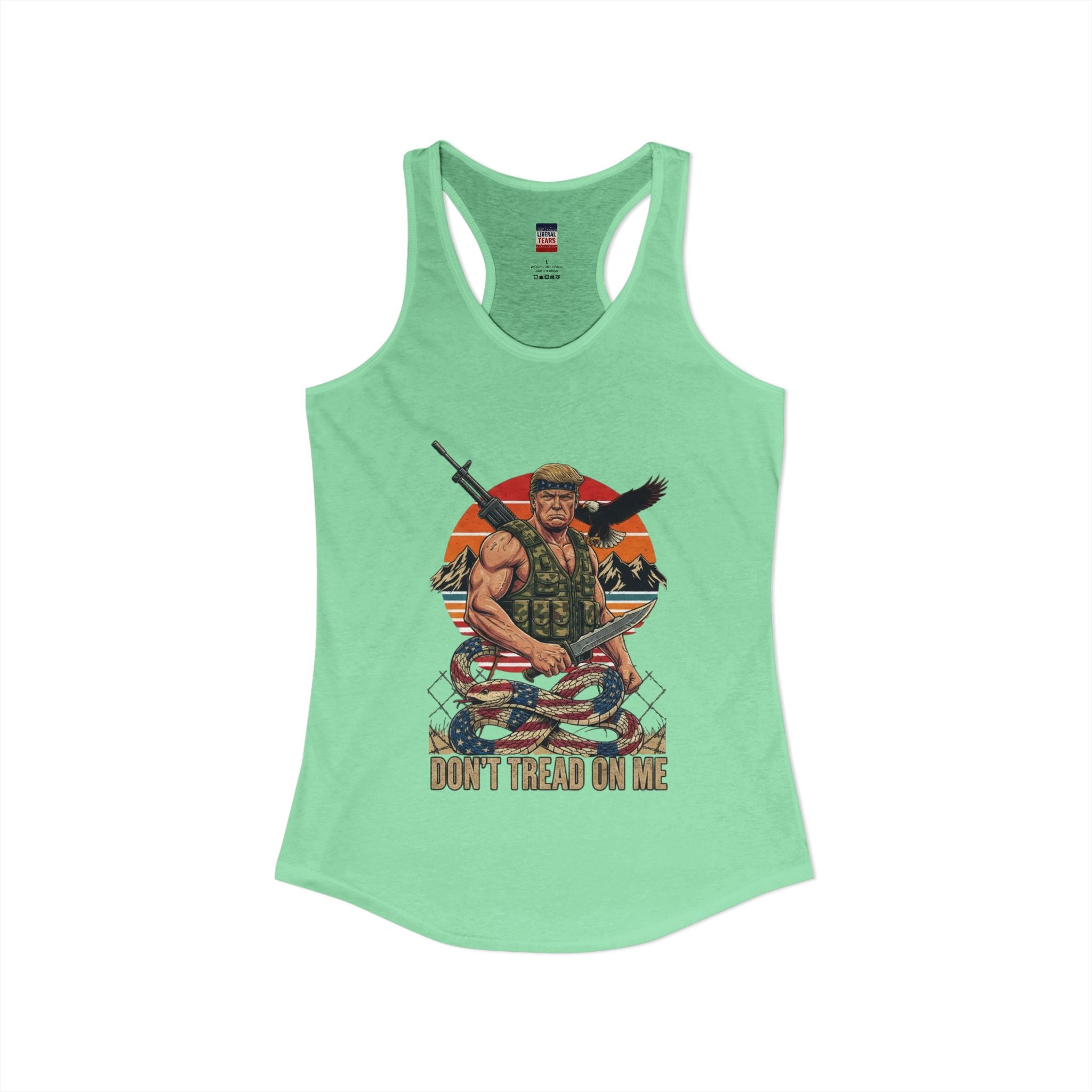 Dont Tread on me Women's Ideal Racerback Tank