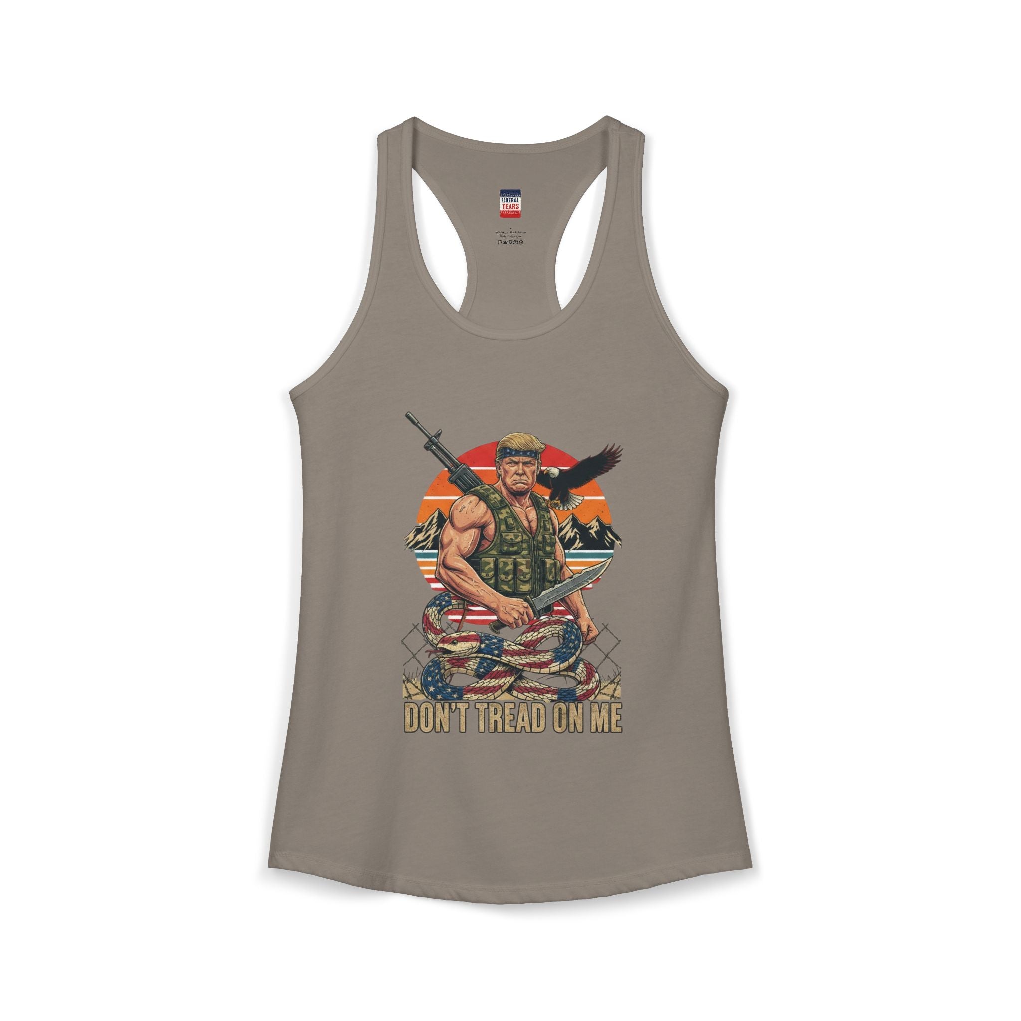 Dont Tread on me Women's Ideal Racerback Tank