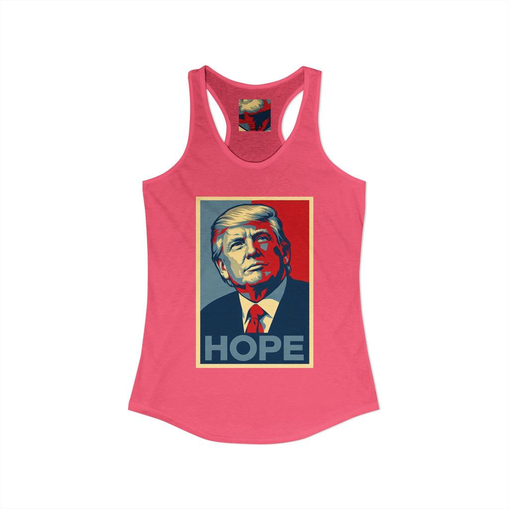 Trump Hope  Ideal Racerback Tank