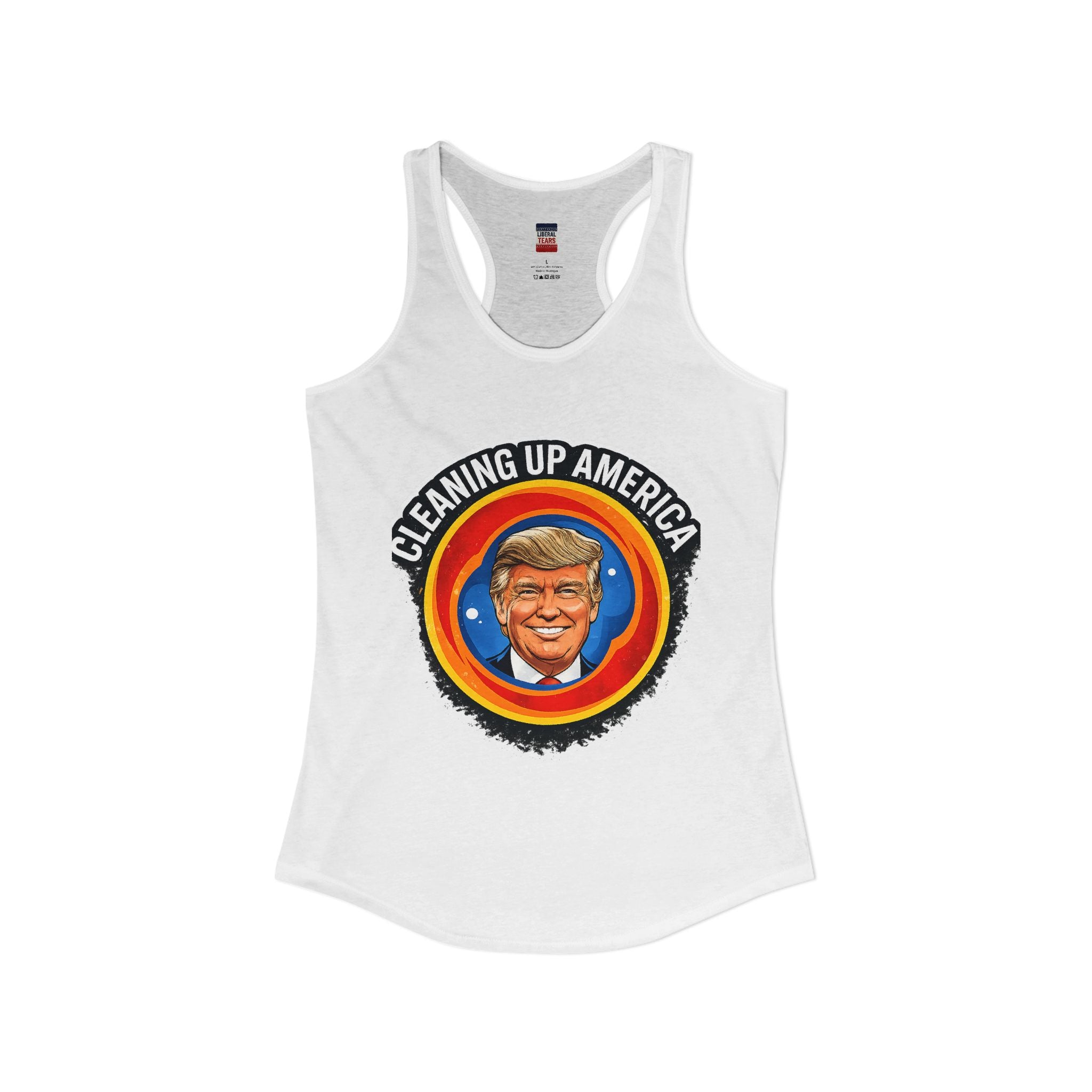 Cleaning Up America  Women's Racerback Tank